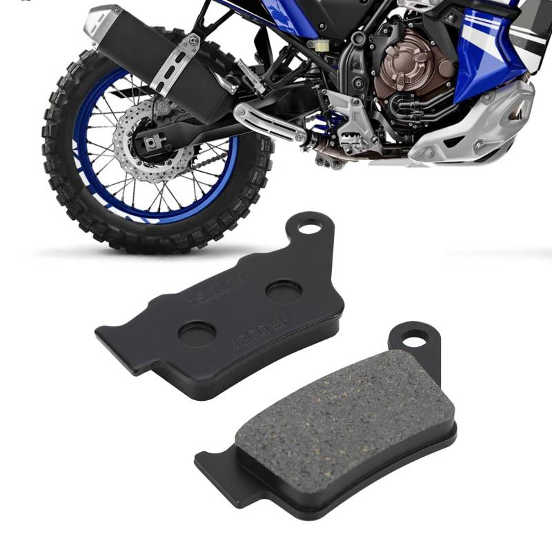 BIUGERCN Motorradbremsbeläge Hinten Dirt Bike Scheibenbremsbelag für Tenere 700 2019-2024 Adventure Touring von BIUGERCN