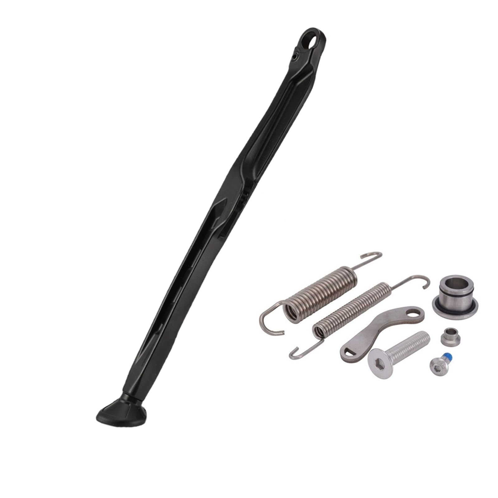 Dirt Bike Kickstand Seitenständer CNC Aluminium Stützständer mit Federn für XC EXC EXC-F TE TX FE EX EC ES 125 150 250 300 350 450 500 2023-2024 Schwarz von BIUGERCN