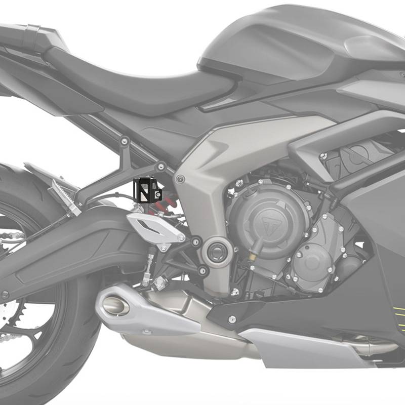 Motorrad-Ölbecherabdeckung, hintere Bremspumpe, Reservoir-Schutzabdeckung, hintere Bremsflüssigkeitspumpe, Reservoirschutz für Trident 660 Daytona 660 Tiger Sport 660 Street Triple von BIUGERCN