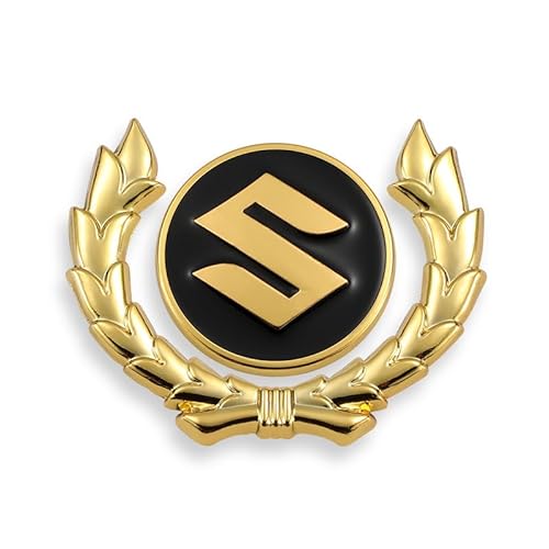 Auto Emblem für Suzuki Jimny 2005-2018,Logo Badge Aufkleber Metall Auto Externe Dekoration Zubehör Kompatibel Front Motorhaube Kofferraum Abzeichen von BIVOO