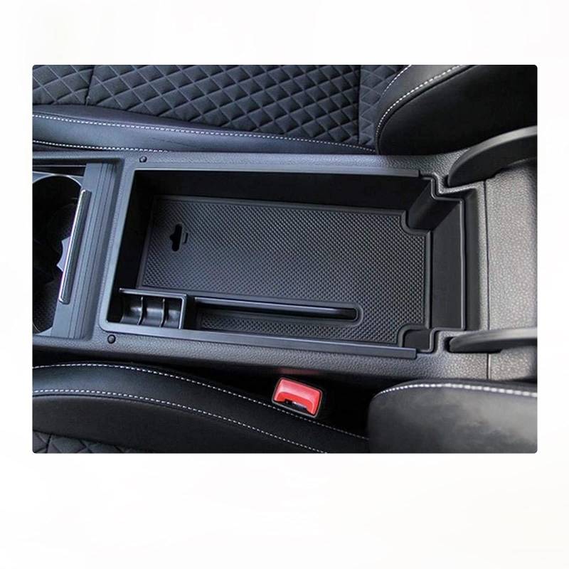 BIXUAN Aufbewahrungsbox Kompatibel mit Skoda Superb 3V B8 2015-2020 2021 2022 2023 Armlehne Tray Mittelarmlehne Handschuhfach Organizer mit Antirutschmatte B8 Mittelkonsole Geräuschreduzierung von BIXUAN