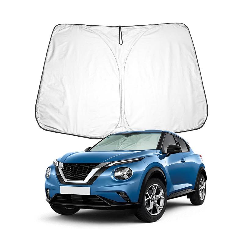 BIXUAN Juke F16 Sonnenschutz kompatibel mit Nissan Juke F16 2022 2023 2024 Windschutzscheibe das Auto Frontscheibenabdeckung Windschutz Blockiert UV Abdeckung von BIXUAN