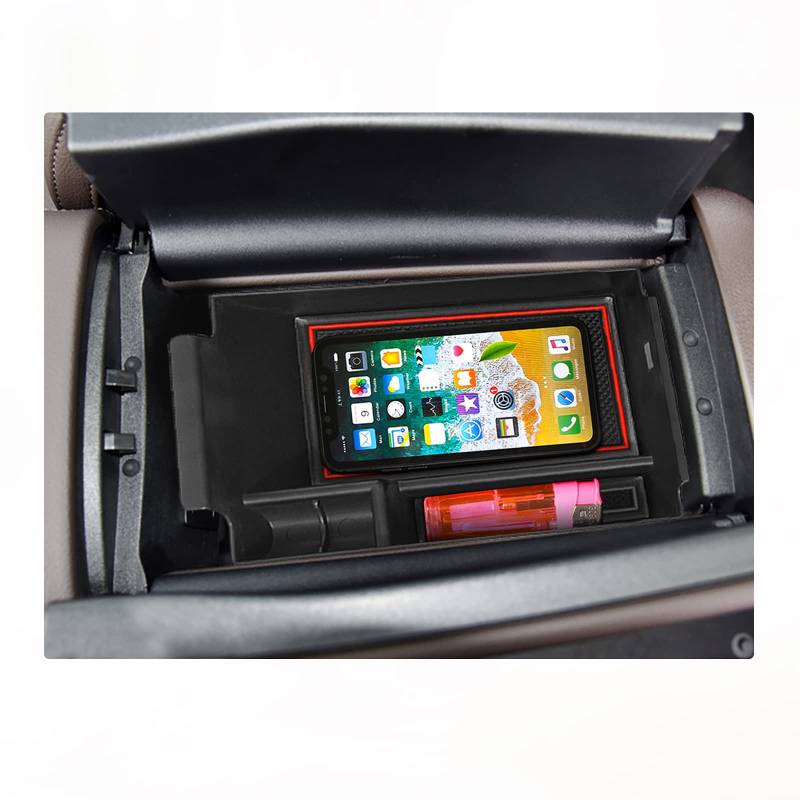 BIXUAN kompatibel mit Mercedes Benz GLE W167 SUV 2020-2024 GLS X167 2020-2024 Mittelkonsole Aufbewahrungsbox Rutschfester Matte Ablagefach Zubehör Armlehne Organizer Tray Mittelarmlehne Handschuhfach von BIXUAN