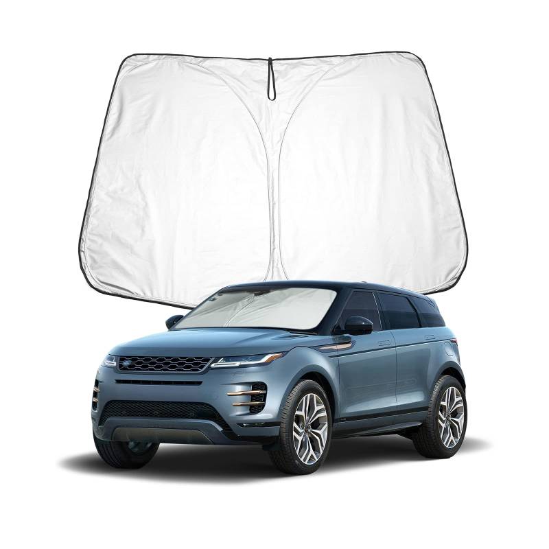 BIXUAN L551 Sonnenschutz kompatibel mit Land Rover Range Evoque L511 2020-2024 L538 2012-2020 Windschutzscheibe für das Auto Frontscheibenabdeckung Windschutz für Frontscheibe Blockiert UV Abdeckung von BIXUAN