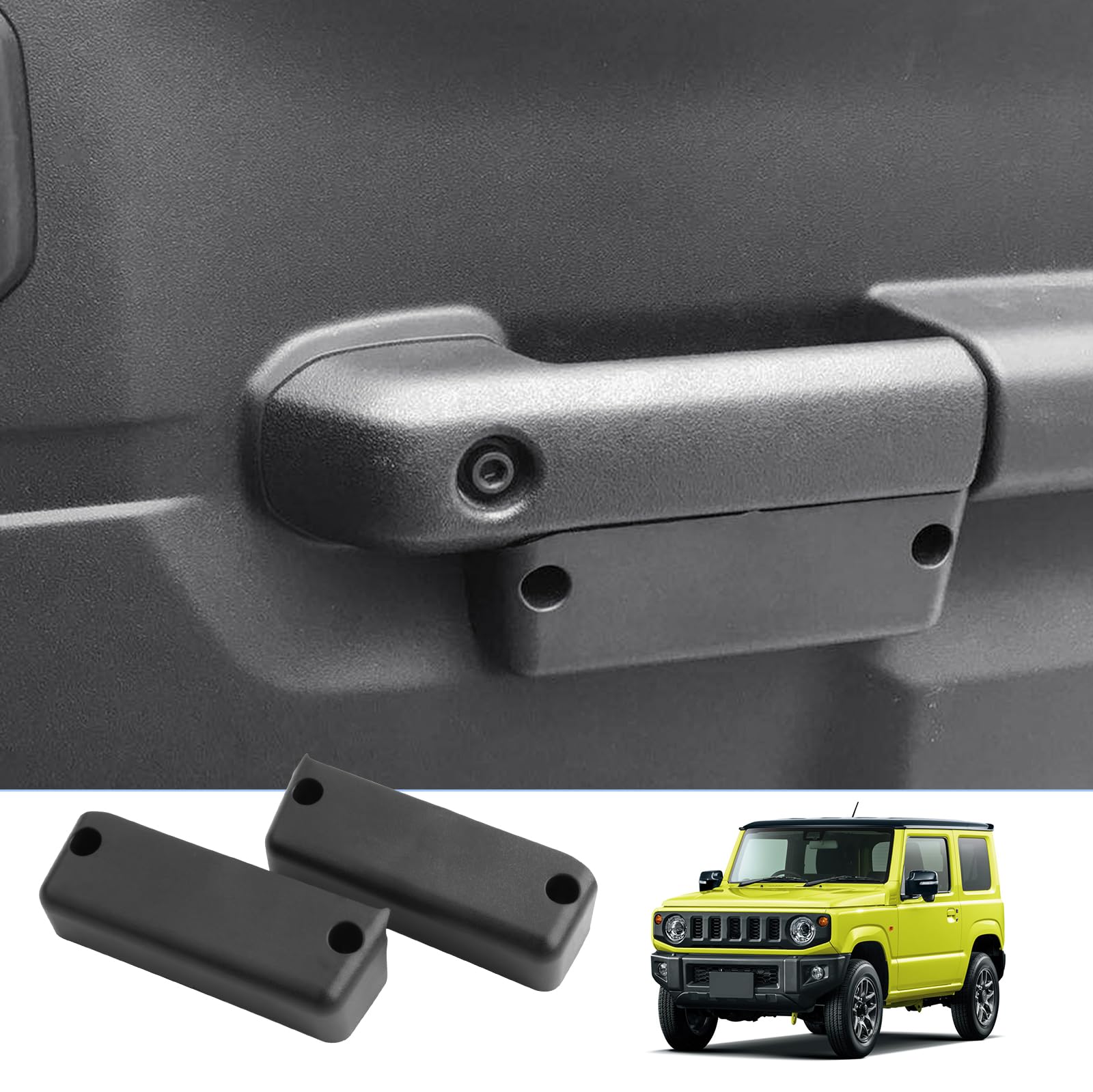 BIXUAN kompatibel mit Suzuki Jimny JB64S JB74W 2018-2020 2021 2022 2023 2024 Türaufbewahrungsbox Jimny Versteckte Aufbewahrungsbox Rutschfester Matte Ablagefach Zubehör Organizer von BIXUAN