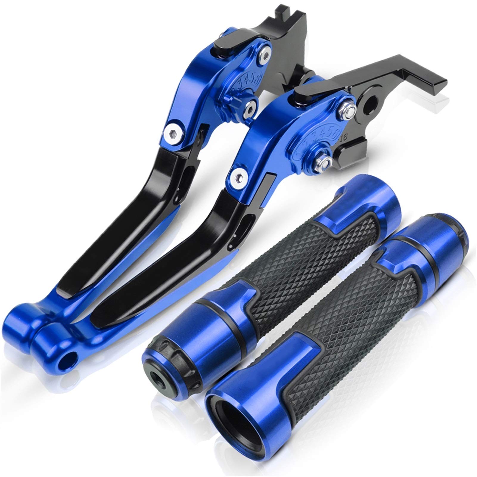 Motorrad Kupplungs Hebel Für Suzuki GSX-S750 GSXS GSX S 750 2011-2020 2019 2018 2017 2016 Motorradzubehör Griffgriffe Handbar Bremskupplung Hebel(QYGX888 10) von BIZIQIMY