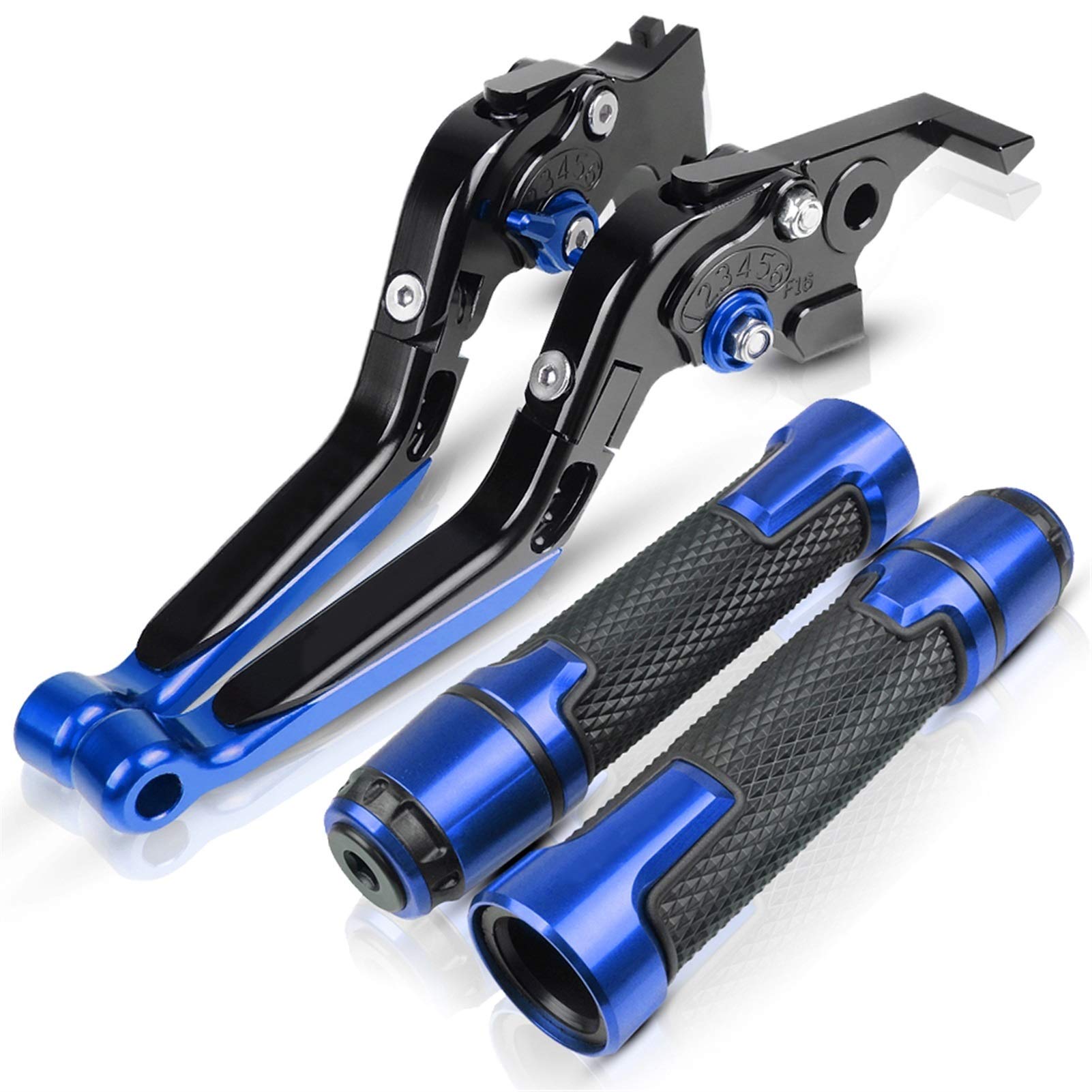 Motorrad Kupplungs Hebel Für Suzuki GSX-S750 GSXS GSX S 750 2011-2020 2019 2018 2017 2016 Motorradzubehör Griffgriffe Handbar Bremskupplung Hebel(QYGX888 11) von BIZIQIMY