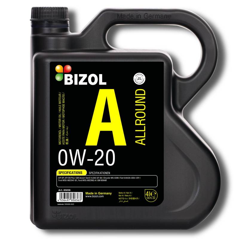 BIZOL Allround 0W-20, 4 Liter von BIZOL