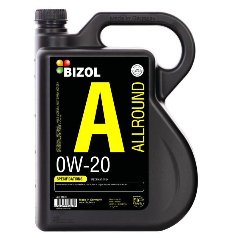 BIZOL Allround 0W-20, 5 Liter von BIZOL