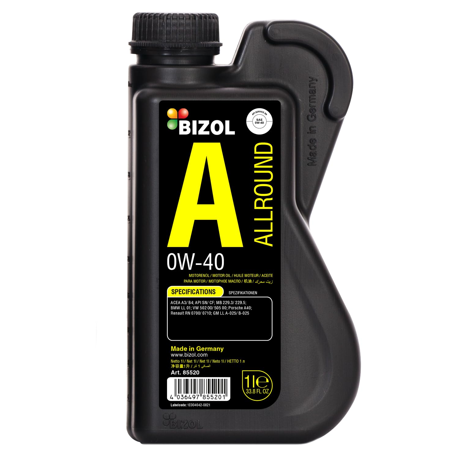 BIZOL Allround 0W-40, 1 Liter von BIZOL