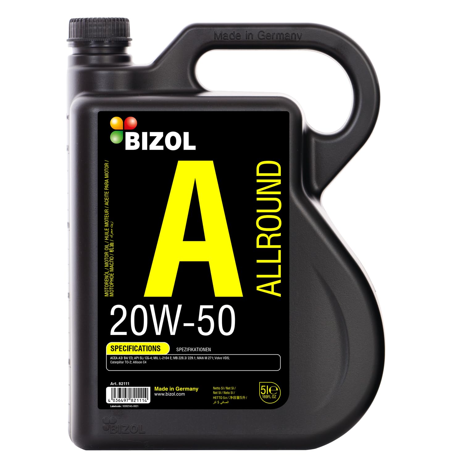 BIZOL Allround 20W-50, 5 Liter von BIZOL