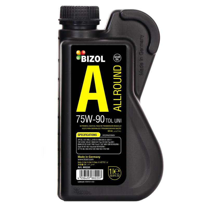 BIZOL Allround Gear Oil TDL 75W-90 Uni, 1 Liter von BIZOL