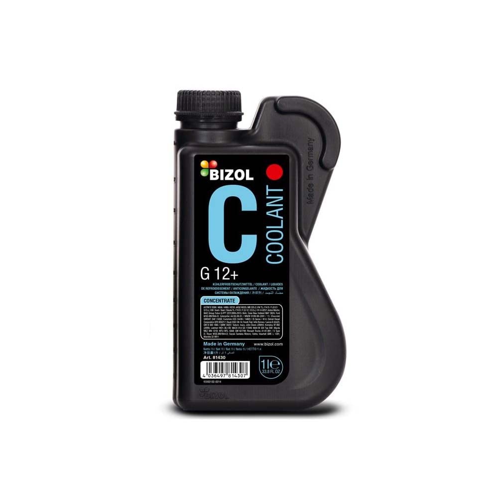 BIZOL Coolant G12+ Kühlmittel Kühlerfrostschutz Konzentrat 1L 81430 von BIZOL