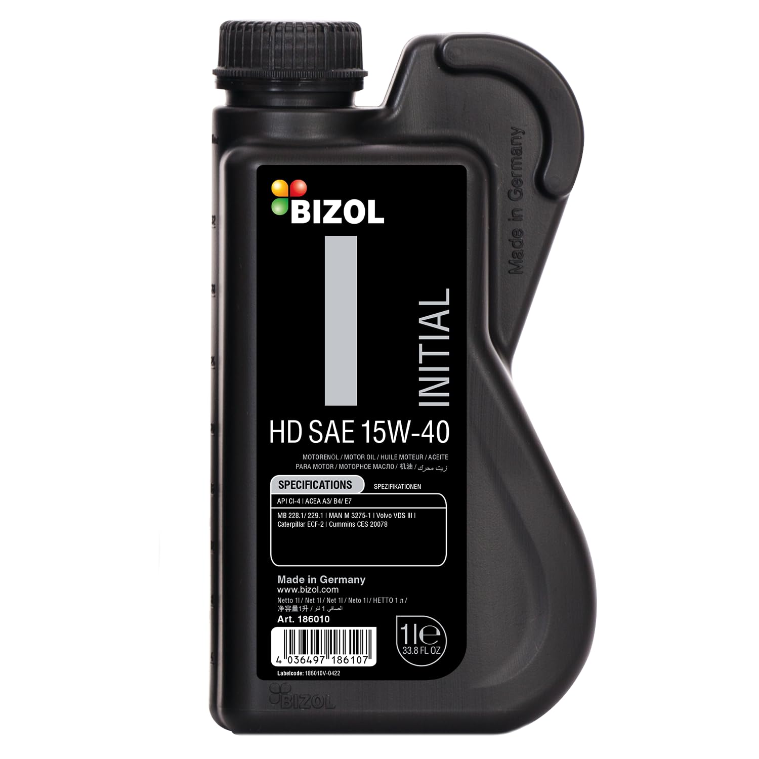 BIZOL Initial HD SAE 15W-40, 1 Liter von BIZOL