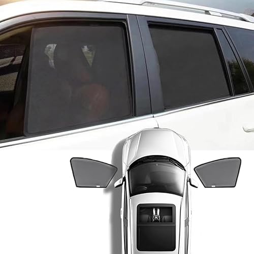 Magnetic Car Side Window Sunshades for V.W Golf 6 Mk6 2009-2014, Front Rear Back Privacy Sun Shades for Car Windows, Breathable Mesh Curtain Block Harmful UV Rays and Heat, BJYCCAR, 2 * Front Side W von BJYCCAR