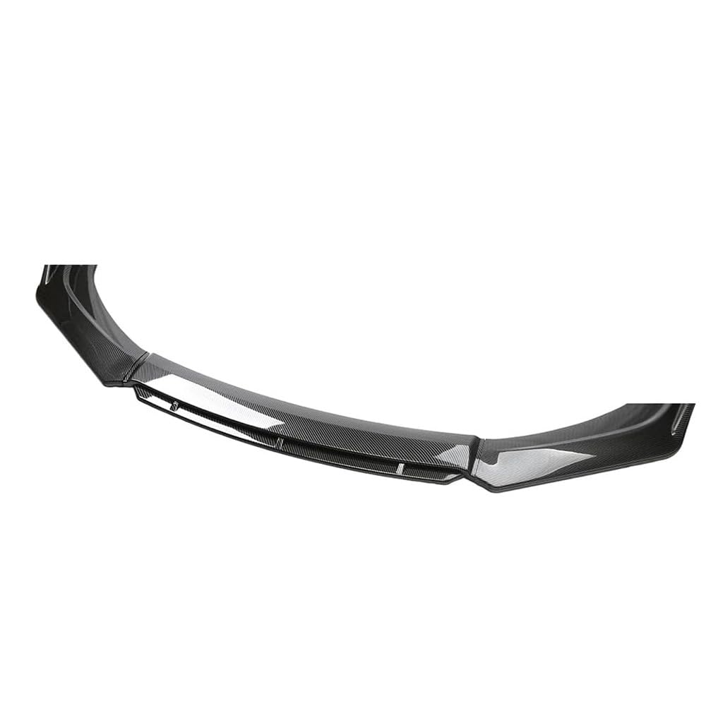 Auto Frontstoßstange Lippe Splitter für MG MG3 SW 2008-2009,Spoiler Diffusor Außenzubehör Protector Stoßfängerlippe Spoilerlippe,A-Carbon Fiber von BKGLBFCH