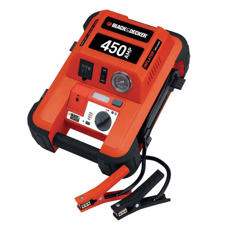 Black&Decker BDJS450i Jumpstarter 450A mit Kompressor von BLACK+DECKER