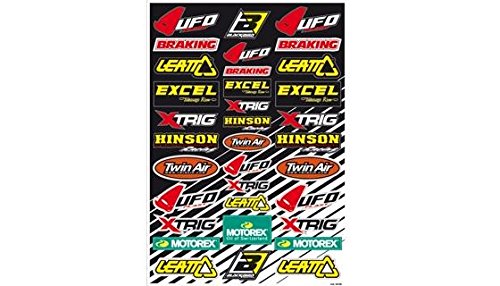 Blackbird Racing MX Enduro Aufkleber Sponsoren Sticker vorgestanzt Sponsor B von Blackbird Racing