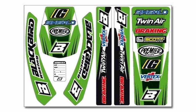 Kit Adhesivos Standard Kawasaki Blackbird Racing 5407 von BLACKBIRD RACING