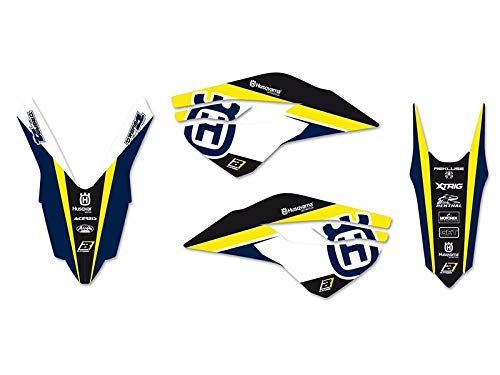 BLACKBIRD Aufkleber Spoiler + Schutzbleche Husqvarna Te 125 2014-2016 / Husqvarna TC 125 2014-2015 / Husqvarna Te 250 2014-2016 / Husqvarna Fe FC 250 2014-2015 / Husqvarna von BLACKBIRD