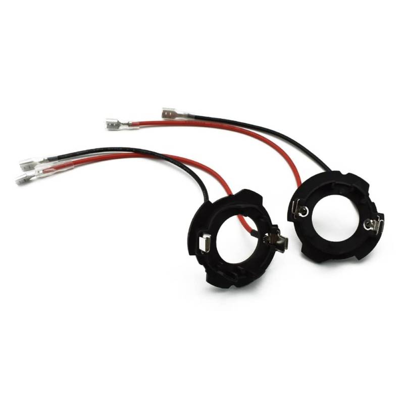 BLASHRD H7 LED Adapter für MK5 Golf 5 Autoteile Basis Scheinwerferhalter mit Draht 2 StüCke D119A von BLASHRD