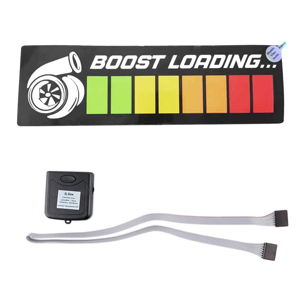 BLASHRD Windschutzscheibe Boost Loading Auto LED-Lichtfensteraufkleber für JDM Glow Panel DekorationszubehöR von BLASHRD