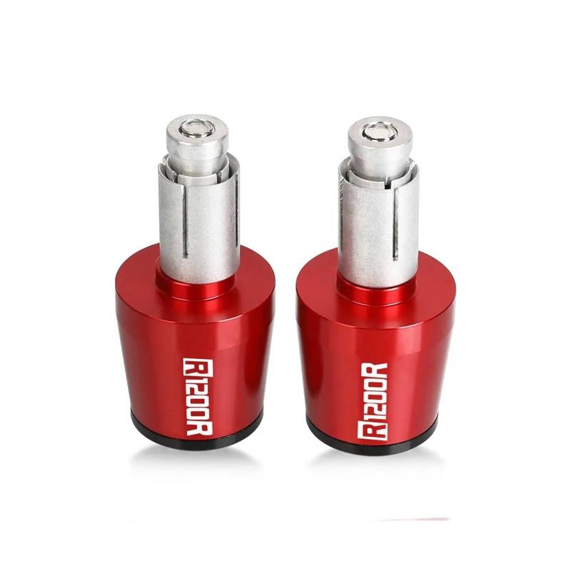 Motorrad Bar End Lenkergewichte 7/8 ''22 MM Geeignet Für R1200R 2006-2018 Lenker Griffe Kappe Stecker Enden(Red) von BLBLXQBL