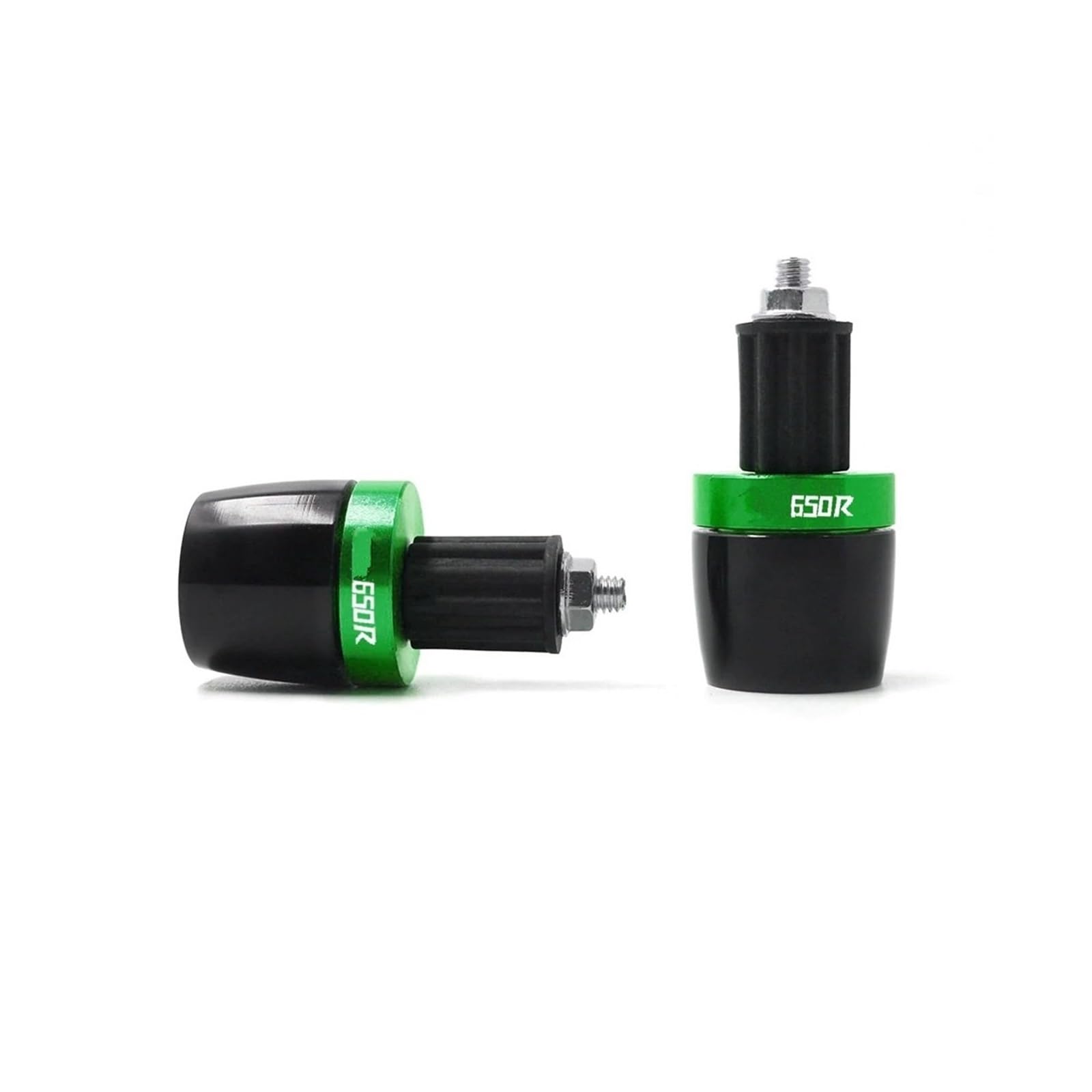 Motorrad Bar End Lenkergewichte 7/8 ''22 MM Lenker Griffe Gegengewicht Kappe Enden Stecker Sliders Geeignet Für CB650R CBR650R(Green) von BLBLXQBL