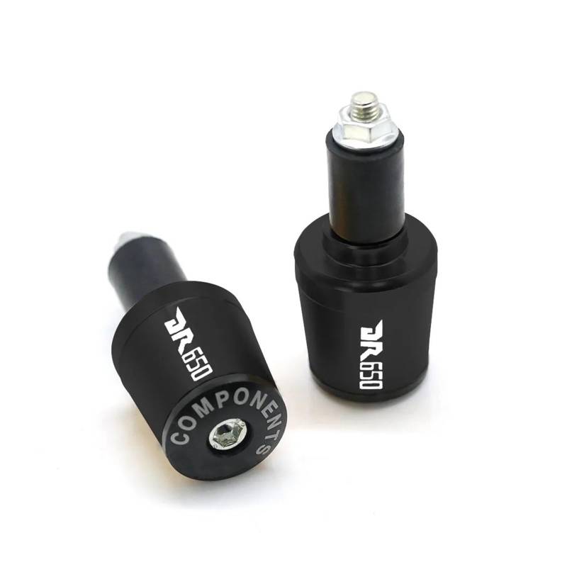 Motorrad Bar End Lenkergewichte Geeignet Für DR650 DR 650 S/SE 7/8 "22 MM Lenker Zubehör Griffe Bar End Kappe Stecker(Schwarz) von BLBLXQBL