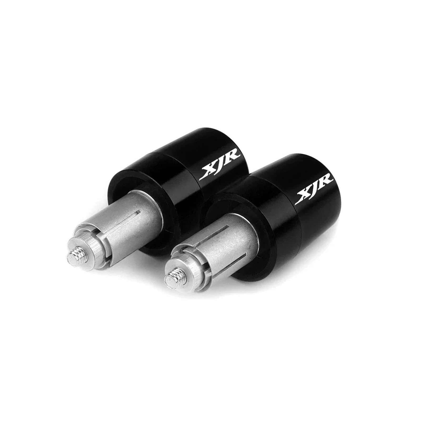 Motorrad Bar End Lenkergewichte Griff Bar End Stecker Geeignet Für XJR XJR1300 Lenker Griffe Kappe Stecker(Schwarz) von BLBLXQBL