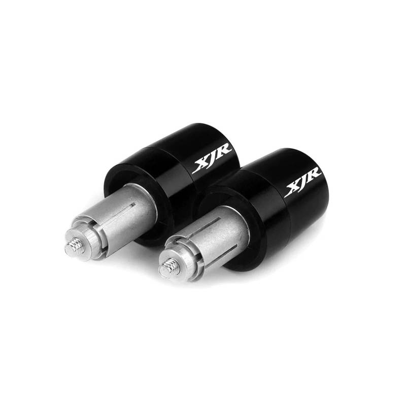 Motorrad Bar End Lenkergewichte Griff Bar End Stecker Geeignet Für XJR XJR1300 Lenker Griffe Kappe Stecker(Schwarz) von BLBLXQBL