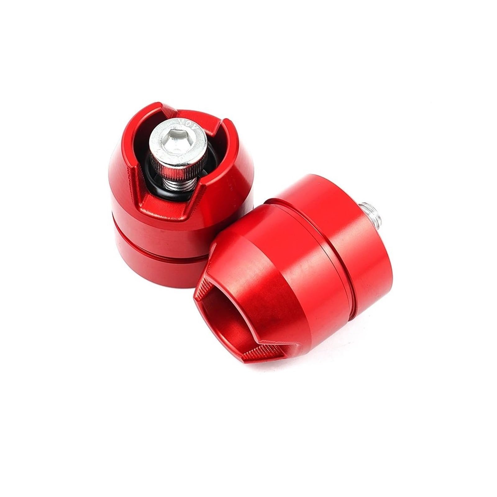 Motorrad Bar End Lenkergewichte Lenkerenden-Stecker Passend Für Downtown 125 200 250 300 300i 350i K-xct 300 Xciting 250 300 400 400i Griffe(Red) von BLBLXQBL