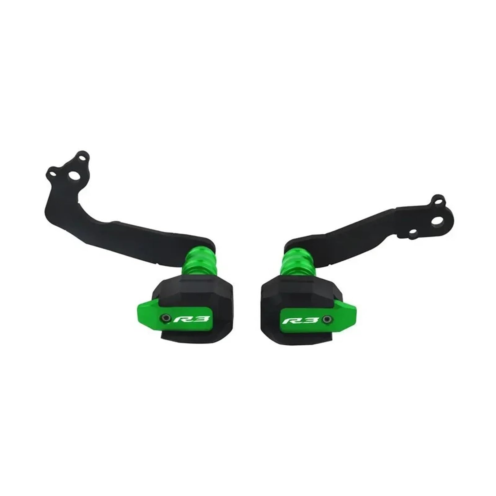 Sturzpads Für Motorrad Geeignet Für YZF R3 2019-2023 Fallschutzrahmen-Schiebepadschutz(Green) von BLBLXQBL