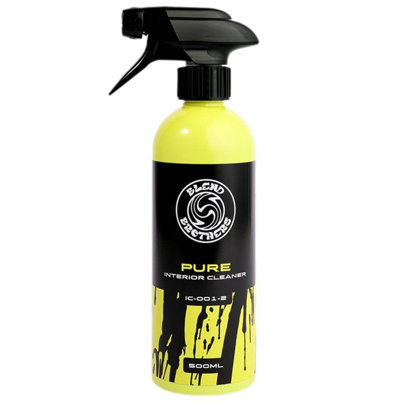 BLEND BROTHERS Innenraumreiniger Auto - Cockpitpflege Auto - Allzweck polsterreiniger Auto & cockpitspray - Auto Innenraum Reiniger - Alcantarareiniger - Pure 500ml von BLEND BROTHERS