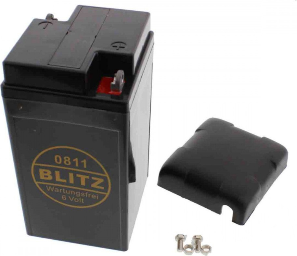 Blitz 6123024 motorradbatterie 0811 gel schwarz 6v von BLITZ