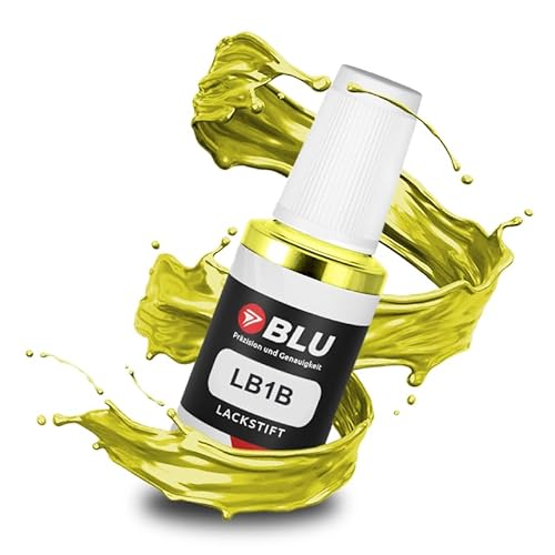 BLU Auto Lackstift Gelb kompatibel für VW Skoda SEAT LB1B GELB Sunflower | Auto Lack Reparatur Ausbesserungslack von BLU