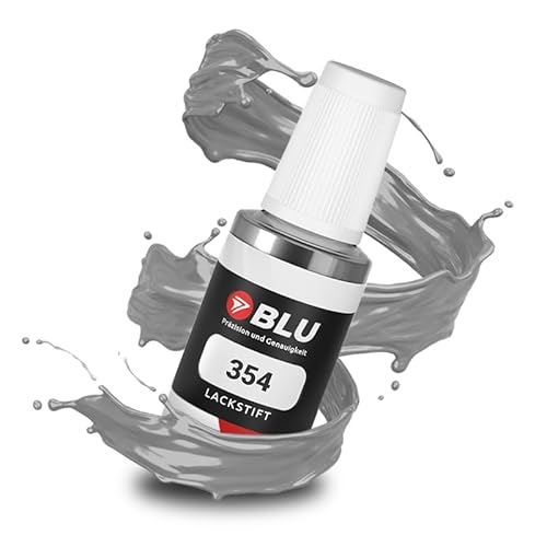 BLU Auto Lackstift Silber kompatibel für BMW 354 Silber TITANUM Silver | Auto Lack Reparatur Ausbesserungslack von BLU