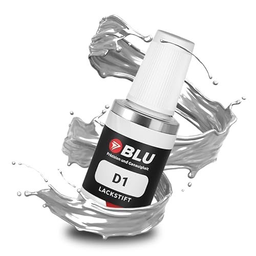 BLU Auto Lackstift Silber kompatibel für Ford D1 Silber MACHINESILVER | Auto Lack Reparatur Ausbesserungslack von BLU