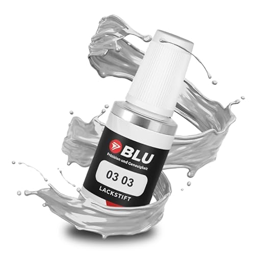 BLU Auto Lackstift Silber kompatibel für Ford O3 03 Silber MOONDUSTSILVER | Auto Lack Reparatur Ausbesserungslack von BLU