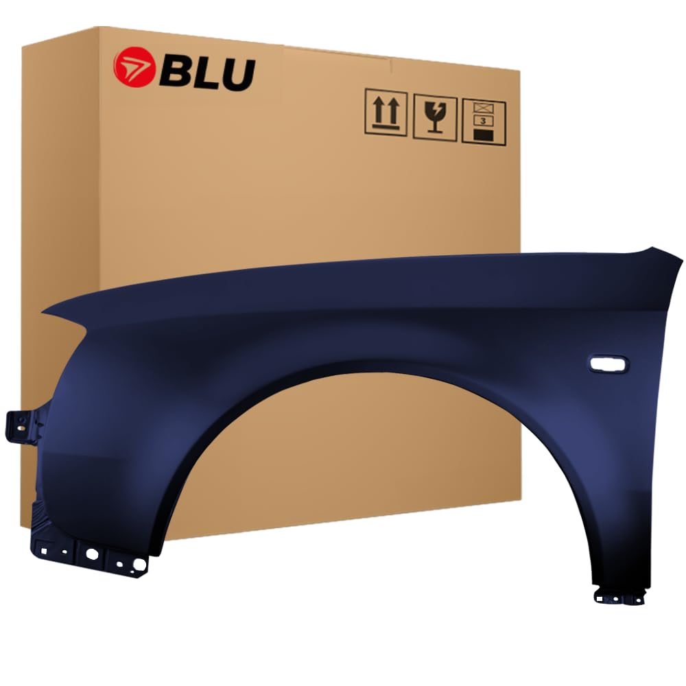 BLU Kotflügel Passend für Audi A6 C5 LIFT LY5K Links Blau | 2001-2005 | Vorderseite Vorne | Lackiert | Einbaufertig von BLU