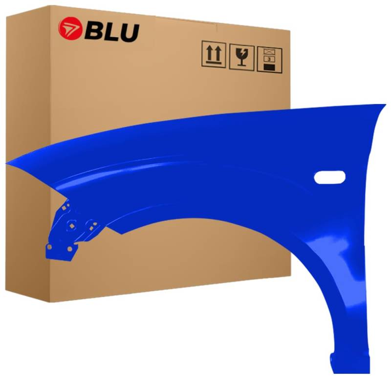 BLU Kotflügel Passend zu Seat Altea 5P1/5P5 LS5G Links Blau | 2004-2015 | Vorderseite Vorne | Lackiert | Einbaufertig von BLU