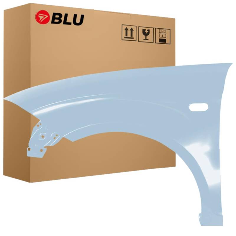 BLU Kotflügel Passend zu Seat Altea 5P1/5P5 LS5V Links Blau | 2004-2015 | Vorderseite Vorne | Lackiert | Einbaufertig von BLU