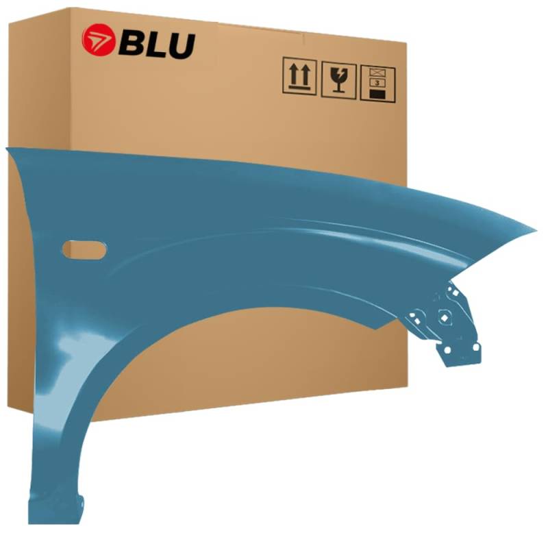 BLU Kotflügel Passend zu Seat Altea 5P1/5P5 LS5Y Rechts Blau | 2004-2015 | Vorderseite Vorne | Lackiert | Einbaufertig von BLU