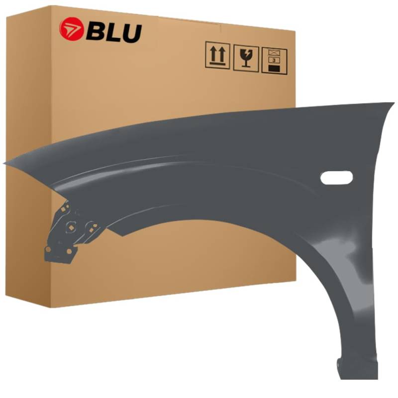 BLU Kotflügel Passend für Seat Altea 5P1/5P5 LW7Z Links Grau | 2004-2015 | Vorderseite Vorne | Lackiert | Einbaufertig von BLU