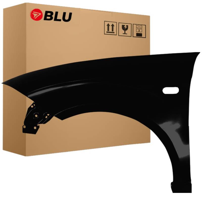 BLU Kotflügel Passend zu Seat Altea 5P1/5P5 LZ9Y Links Schwarz | 2004-2015 | Vorderseite Vorne | Lackiert | Einbaufertig von BLU