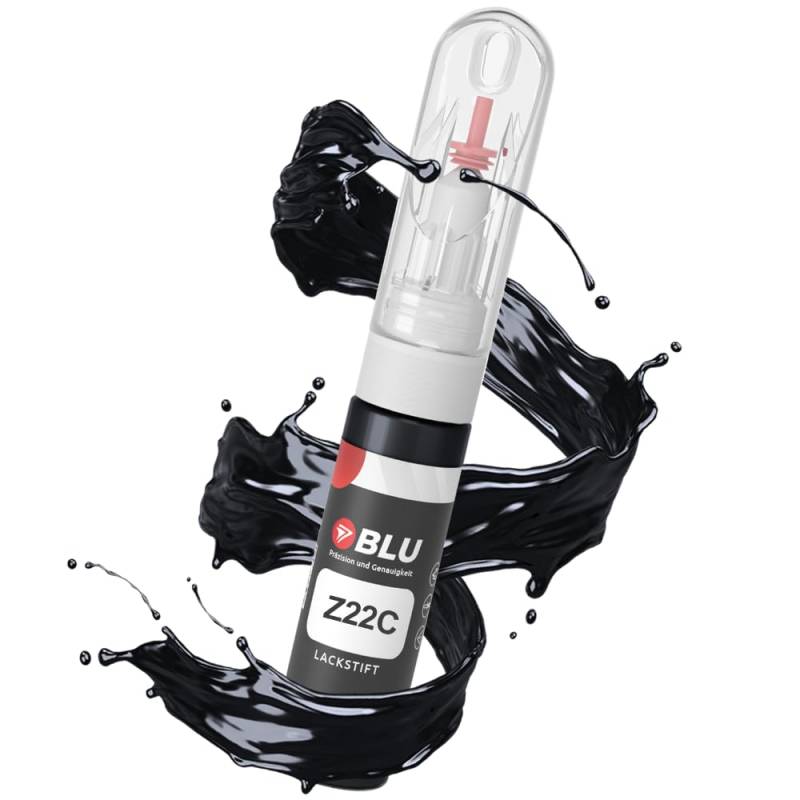 BLU Lackstift Auto kompatibel für OPEL Z22C SCHWARZ GRAPHITSCHWARZ | Auto Lack Reparatur 2in1 Ausbesserungslack Pinsel + Nadel von BLU