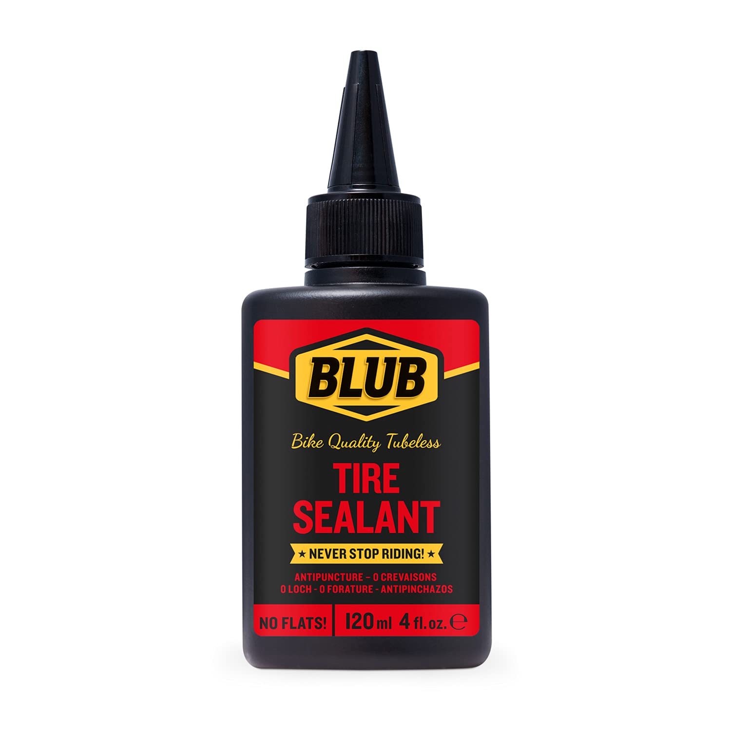 BLUB Tubeless MTB-Dichtmittel 120 ml, Fahrrad-Pannen-Dichtmittel, Reifen-Pannen-Reparatur-Dichtmittel, Verhindern und Reparieren von Fahrradrädern von BLUB