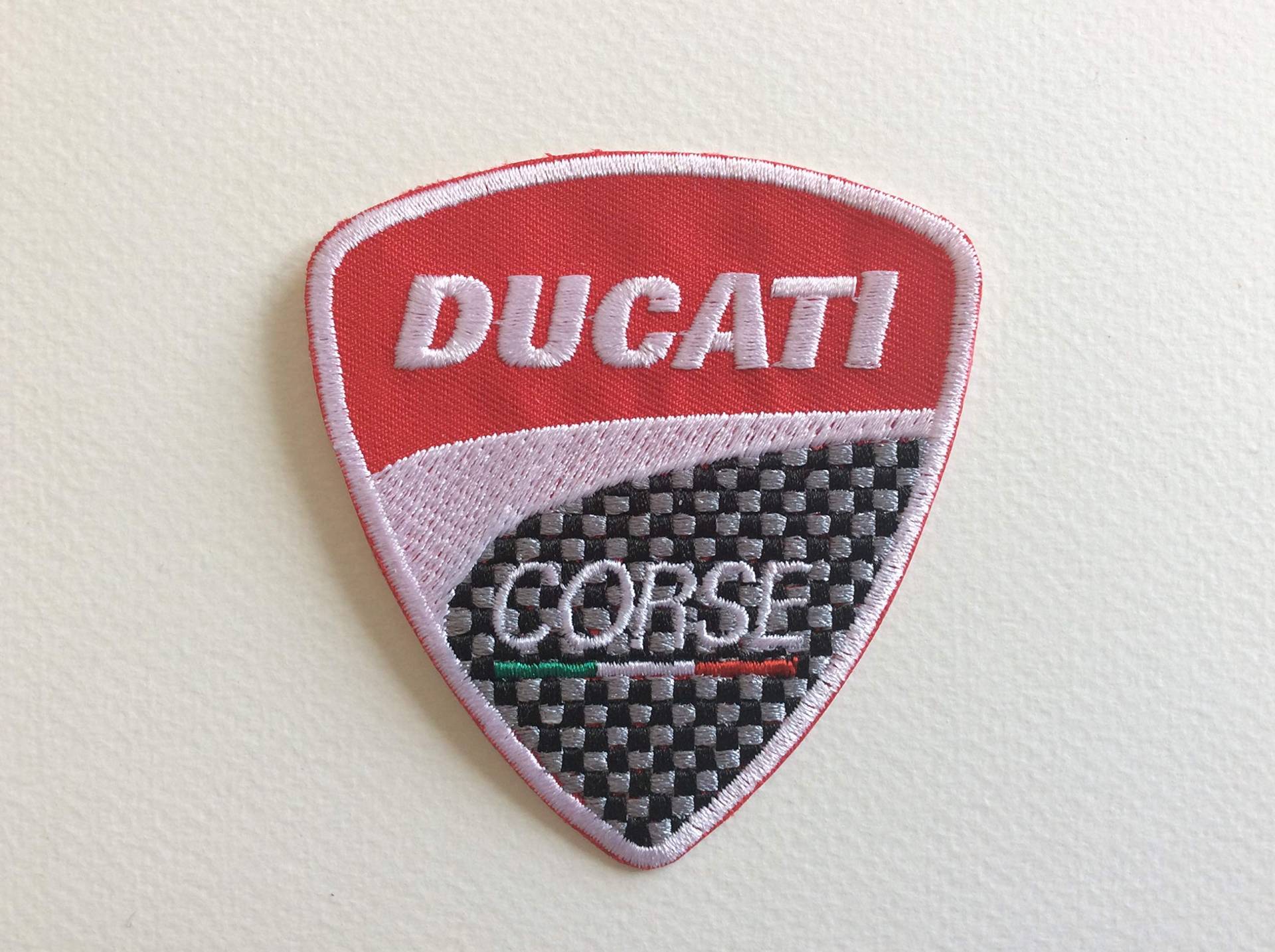 Aufnäher „Ducati Corse“, zum Aufbügeln von BLUE HAWAI