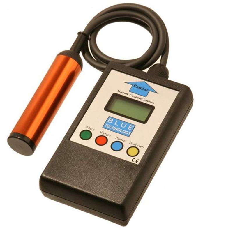 Blue Technology Schichtdickenmessgerät Lackdickenmessgerät MGR-10-S-AL | Stahl & Aluminium Coating Thickness Gauge | Lacktester für Auto | Hergestellt in EU, 11cm x 6,5cm x 2,8cm von Blue Technology