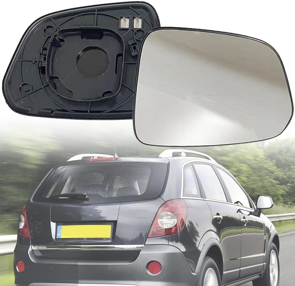 Auto Tür Seite Rückspiegel Glas Objektiv Beheizte Spiegel für Vauxhall Opel Antara 2006-2011 2012-2019,Auto Heizung Rückspiegel Objektiv,B-right von BLuvos